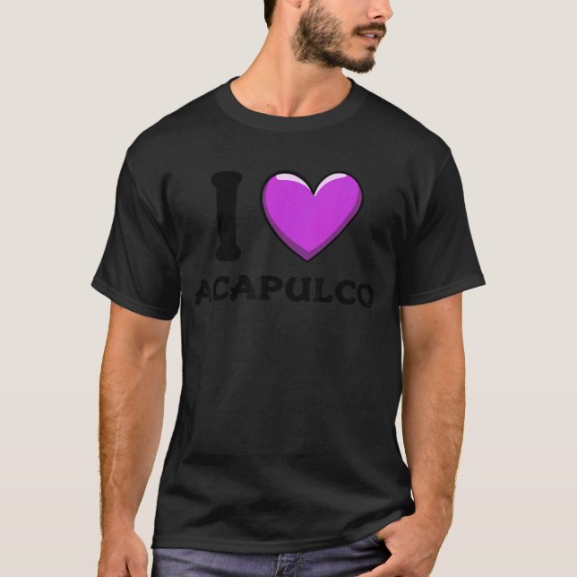 Camiseta Amo Acapulco México 6 (Frente)