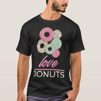 Camiseta Amo aniversário do zoológico da rosquinha de Rosqu