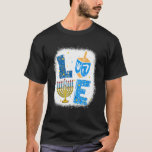 Camiseta Amo as Decorações de Chanucá Bonito Dreidel Menora<br><div class="desc">Amo as Decorações de Chanucá Bonito Dreidel Menorah Chanukah.</div>