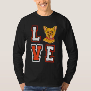 Camiseta Amo Chihuahua Animal Cachorro Cachorrinho Pet Cão