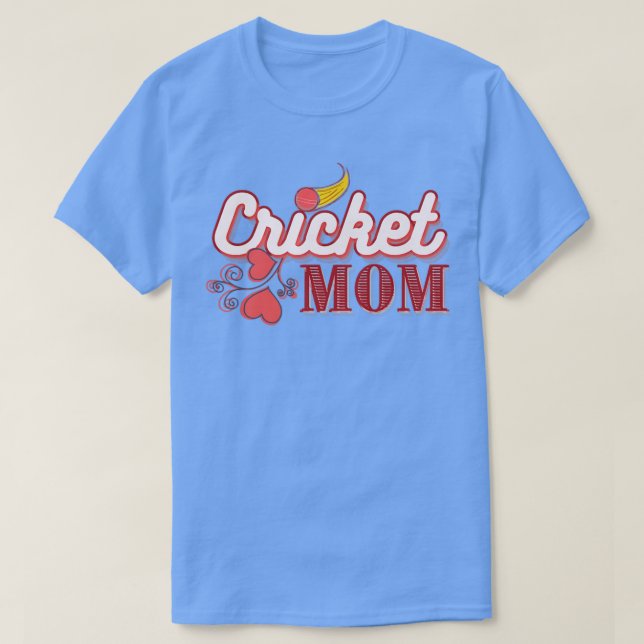 Camiseta Amo Cricket Mãe (Frente do Design)