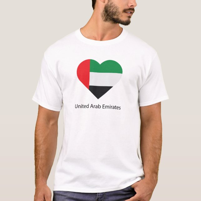Camiseta Amo Emirados Árabes Unidos (Frente)