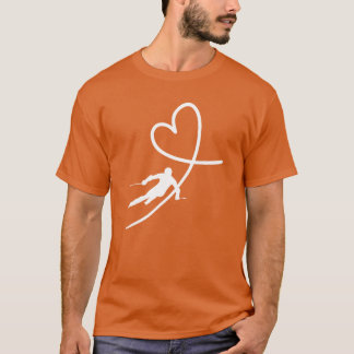 Camiseta amo esqui família