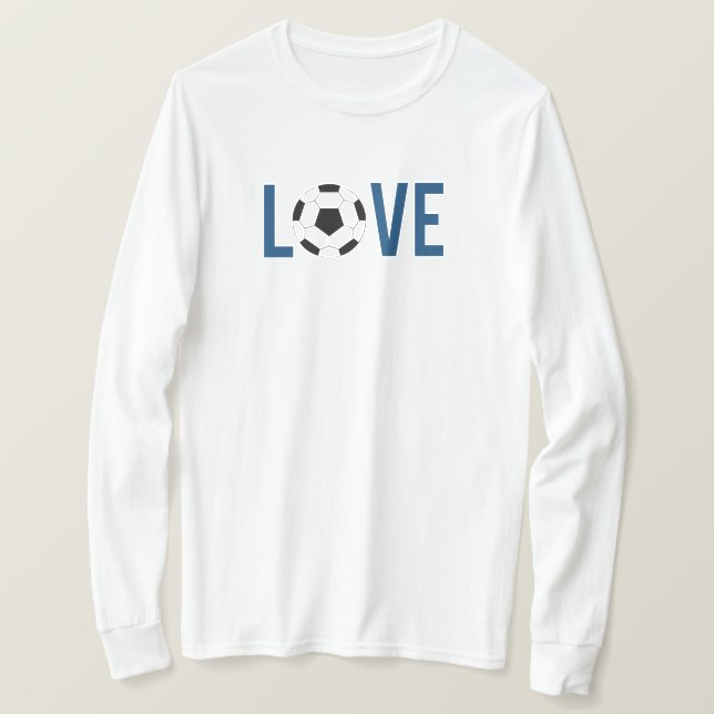 Camiseta Amo Futebol (Frente do Design)