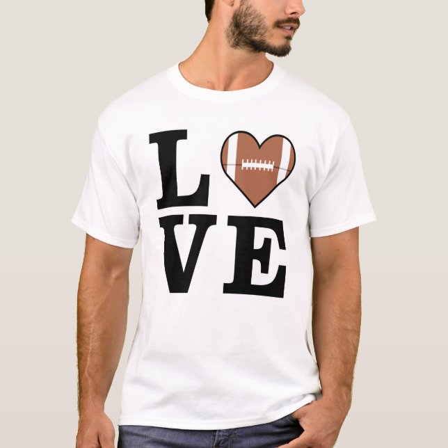 Camiseta Amo Futebol Americano (Frente)
