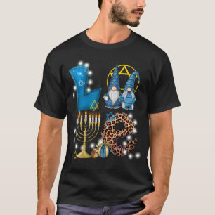 Camiseta Amo Gnomos Hanukkah Decorre Chanukah