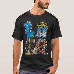 Camiseta Amo Gnomos Hanukkah Decorre Chanukah<br><div class="desc">Um presente hanukkah engraçado e design do festival judeu para judeus. Design de menorah perfeita para celebrar o Hanukkah ou o Natal.</div>