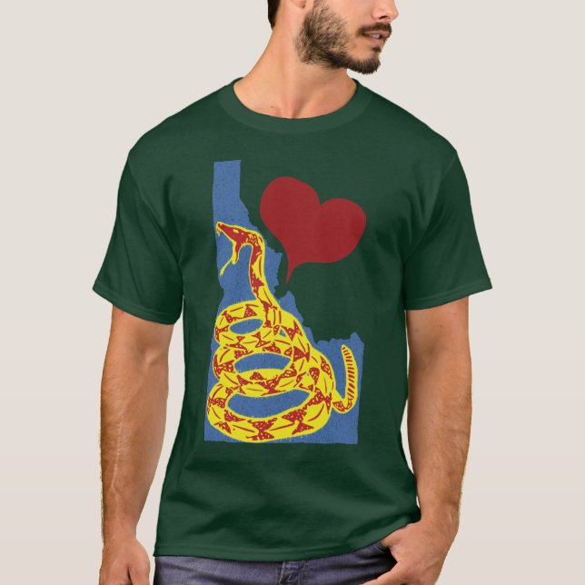 Camiseta Amo Idaho Gadsen Snake (Frente)