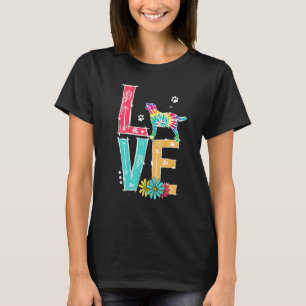 Camiseta Amo Labrador Retriever Tie Dye Labrador Retriever