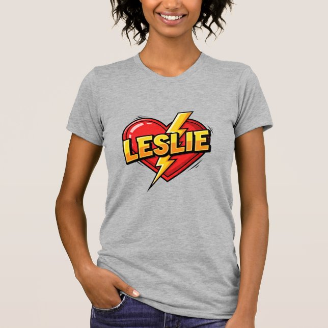 Camiseta Amo Leslie (Frente)