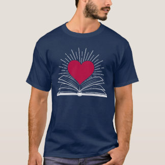 Camiseta Amo Livro E Leitura De Livro engraçado