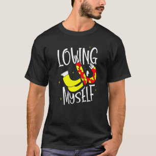 Camiseta Amo-Me A Mim Próprio E Amo Positivo