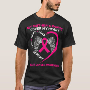 Camiseta Amo Memória Oferece à Mãe Cancer Rosa