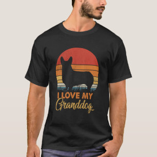 Camiseta Amo meu avô Pembroke Welsh Corgi Avós