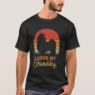 Camiseta Amo Meu Avô Shih Tzu Avós