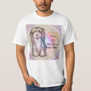 Camiseta Amo meu cão de pastoreio