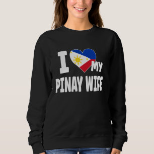 Camiseta Amo Minha Esposa Pinay Filipinas Bandeira Pino Fil