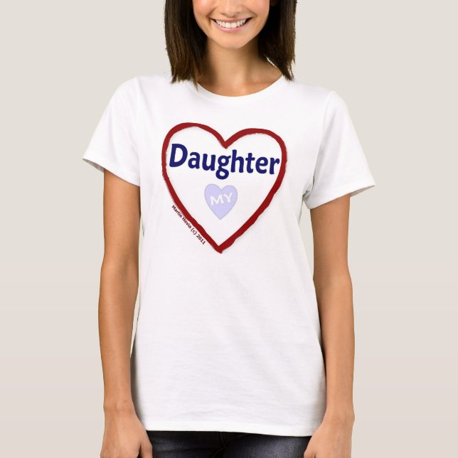 Camiseta Amo Minha Filha (Frente)