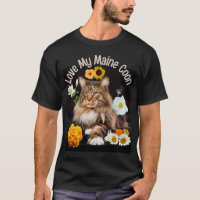 Amo Minha Raça de Gato Maine Coon Design de Amante