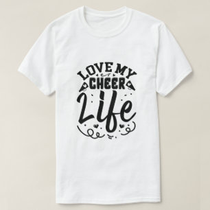 Camiseta Amo Minha Vida de Cheer