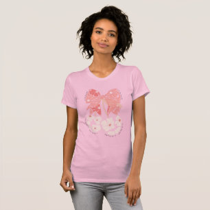 Camiseta Amo muito cereja fruta engraçada