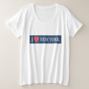 Camiseta Amo Nova Iorque - Desenho Cardíaco Clássico NYC So