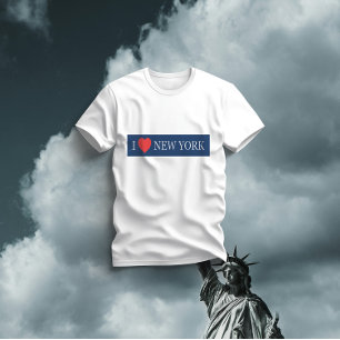 Camiseta Amo Nova Iorque - Desenho Cardíaco Clássico NYC So