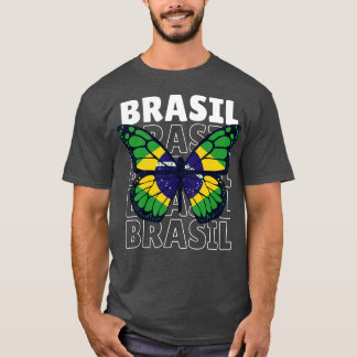 Camiseta Amo o Brasil Bandeira do Orgulho Brasileiro
