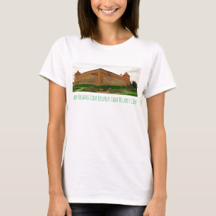 Camiseta Amo o Castelo de Arquitetura de Lida Belarus