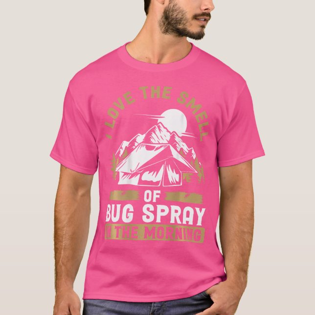 Camiseta Amo O Cheiro De Inseto Spray De Manhã (Frente)