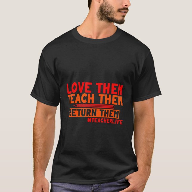 Camiseta Amo-Os Ensiná-Los A Devolvê-Los (Frente)