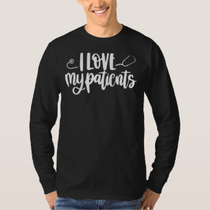 Camiseta Amo Os Meus Pacientes Enfermeiros Semanais Enferme