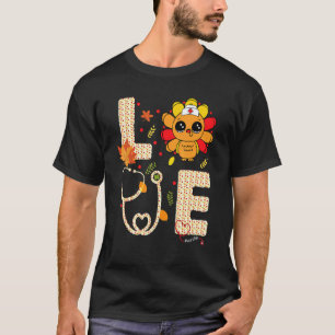 Camiseta Amo Peru Estetoscópio Enfermeira Vida Ação de Graç