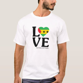 Camiseta Amo São Tomé e Príncipe