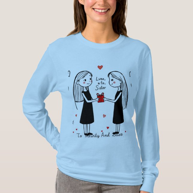 Camiseta Amo sua irmã (Frente)