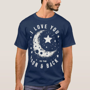 Camiseta Amo-te à Lua e Volta