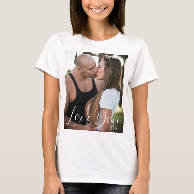 Camiseta Amo-te, casal (Frente)
