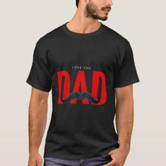 Camiseta Amo-te Dia de os pais Pai