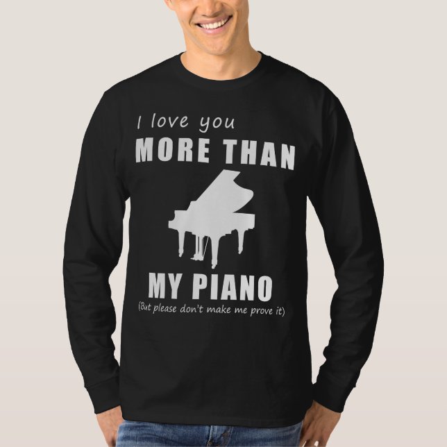 Camiseta Amo-te mais do que Pian (Frente)