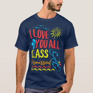 Camiseta Amo-Te Na Classe Despedida Professora Do Jardim De