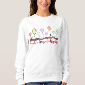 Camiseta Amo-te querida, amor de balão