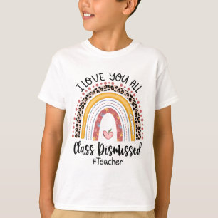 Camiseta Amo Todos Vocês Cl Dispensaram O Arco-Íris No Dia