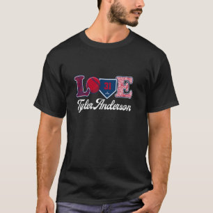 Camiseta Amo Tyler Anderson Los Angeles Beisebol MLBPA