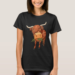 Camiseta Amo Vacas das Terras Altas Escocesas Vaca Escoces