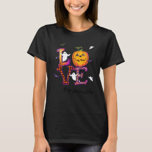 Camiseta Amo Vovó Vida Dia das Bruxas