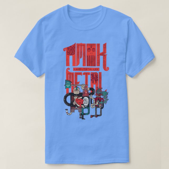 Camiseta Amok e Totalmente Metal (Frente do Design)