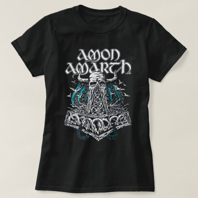 Camiseta Amon Amarth Eq3 Amon Amarth - Banda da melhor tend (Frente do Design)