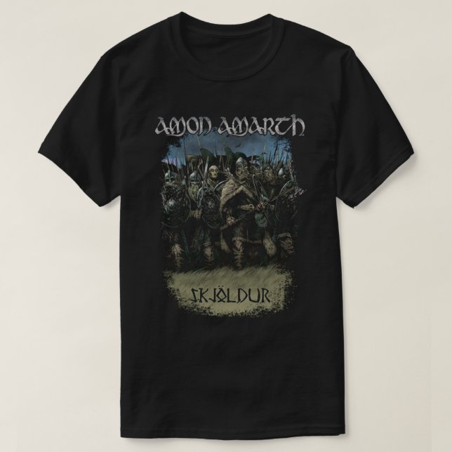 Camiseta Amon Amarth Vintage Look Fan Gift (Frente do Design)