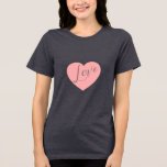 Camiseta Amor<br><div class="desc">Adoro Camisa De Tripla. Mulheres únicas vestem. Um bom presente para alguém amado</div>