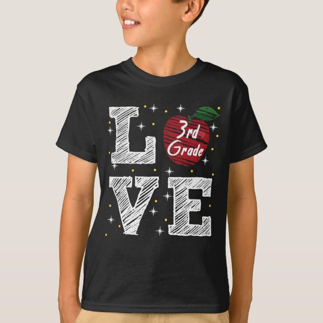 Camiseta amor 3º ano (Frente)